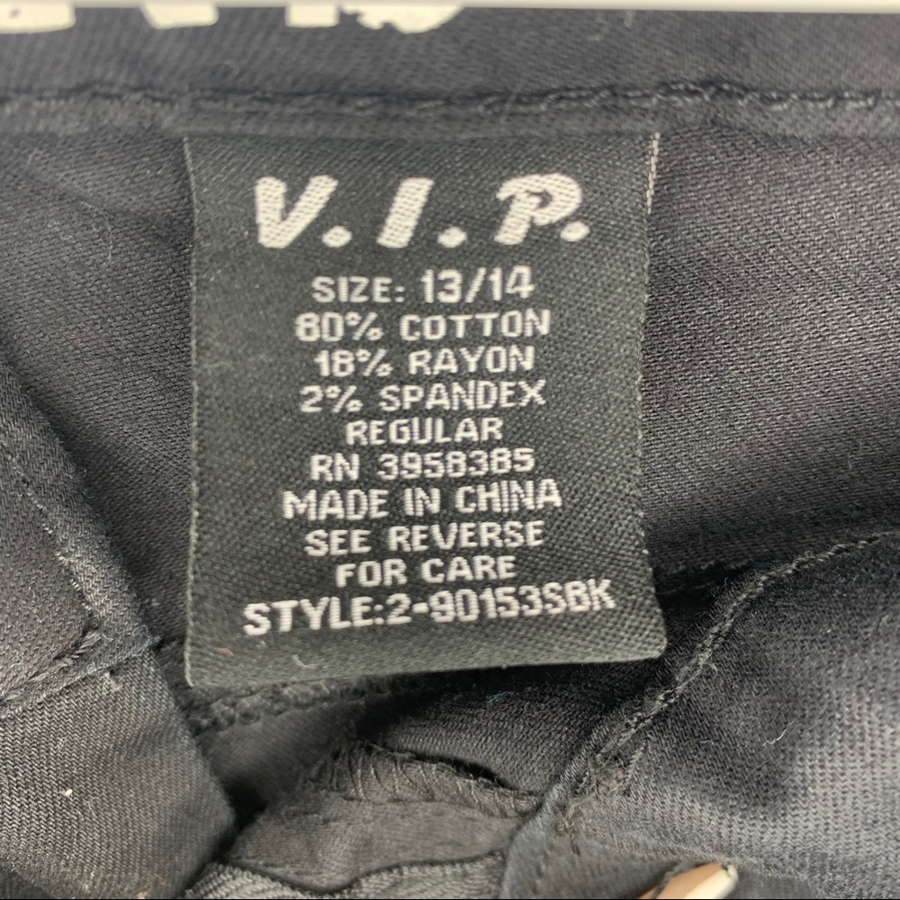 Black Distressed V.I.P Jeans - Picture 4 of 4